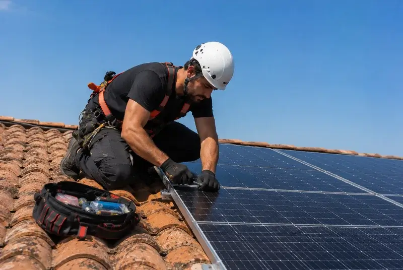 Maintenance et monitoring de panneaux solaires à Ville-la-Grand