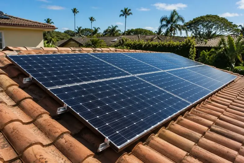 Installation de panneaux solaires à Ville-la-Grand
